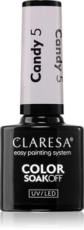 Claresa SoakOff UV/LED Color Candy gelový lak na nehty