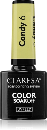 Claresa SoakOff UV/LED Color Candy gel lak za nokte