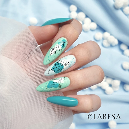 Claresa SoakOff UV/LED Color Mint gelinis nagų lakas