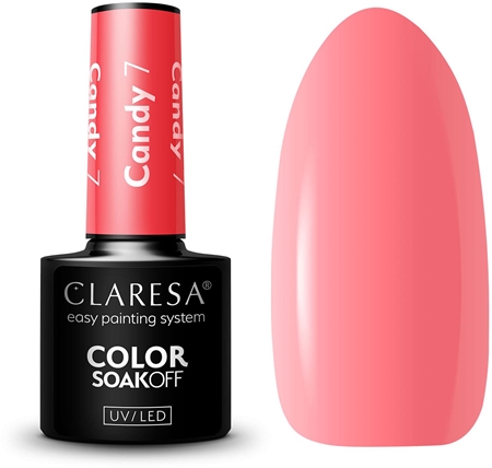 Claresa SoakOff UV/LED Color Candy gel lak za nokte