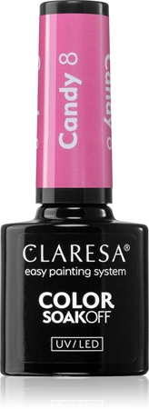 Claresa SoakOff UV/LED Color Candy gel lak za nokte