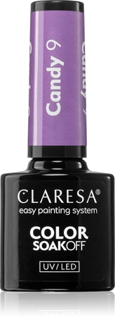 Claresa SoakOff UV/LED Color Candy gelinis nagų lakas