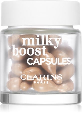Clarins Milky Boost Capsules élénkítő make-up kapszulák