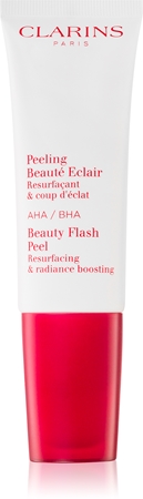 Clarins Beauty Flash Peel peeling pro vyhlazení a výživu pleti pro okamžité rozjasnění