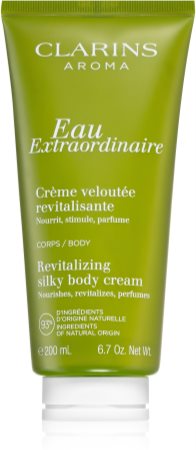 Clarins Eau Extraordinaire Revitalizing Silky Body Cream crema corporal nutritiva para pieles mixtas y grasas