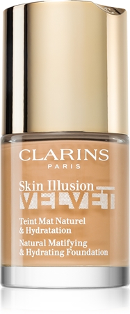 Clarins Skin Illusion Velvet Matt vedel jumestuskreem toitva toimega