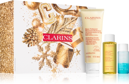 Clarins Cleansing Hydrating Collection dárková sada pro dehydratovanou pleť