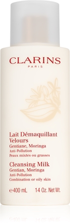 Clarins Cleansing Cleansing Milk with Gentian, Moringa čistilni losjon za mastno in mešano kožo