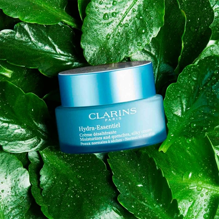 Clarins Hydra-Essentiel Silky Cream копринено нежен хидратиращ крем за нормална към суха кожа