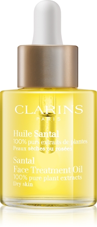 Clarins Santal Face Treatment Oil óleo calmante e restaurador para pele seca