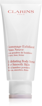 Clarins Exfoliating Body Scrub for Smooth Skin peeling corporal hidratante para pele fina e lisa