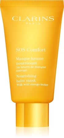 Clarins SOS Comfort Nourishing Balm Mask máscara nutritiva para pele muito seca