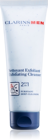Clarins Men Exfoliating Cleanser exfoliante de rosto 2 em 1