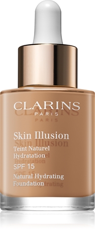 Clarins Skin Illusion Natural Hydrating Foundation világosító hidratáló make-up SPF 15