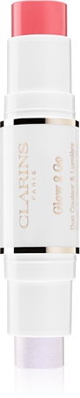 Clarins Glow 2 Go colorete e iluminador en crema duo
