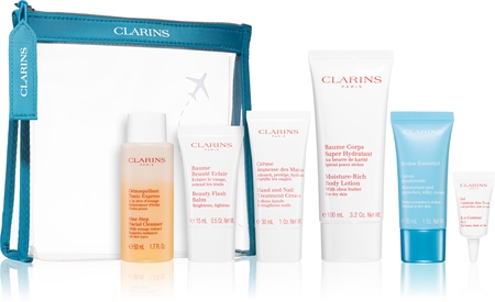 Clarins Head To Toe Moisturizing Essentials Potovalni set za ženske