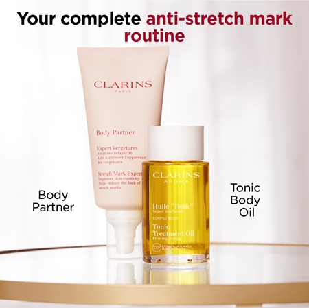 Clarins Body Partner Stretch Mark Expert zklidňující tělový krém pro prevenci a redukci strií
