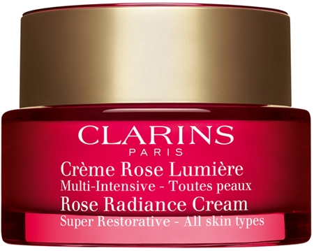 Clarins Rose Radiance Cream Super Restorative obnovující denní krém proti vráskám