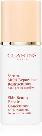Clarins Skin Beauty Repair Concentrate S.O.S Treatment regenerierendes und nährendes Serum für empfindliche Haut mit der Neigung zum Erröten