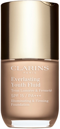 Clarins Everlasting Youth Fluid Foundation Izgaismojošs tonālais krēms SPF 15