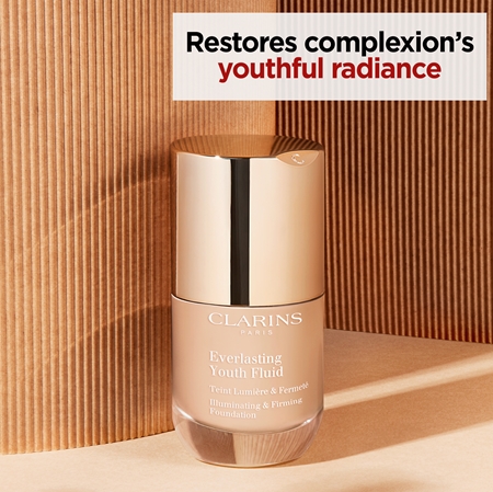 Clarins Everlasting Youth Fluid Foundation rozjasňující make-up SPF 15