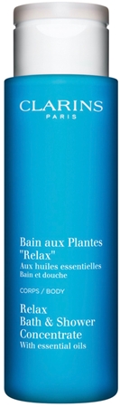 Clarins Relax Bath & Shower Concentrate χαλαρωτικό τζελ για μπάνιο και ντους με αιθέρια έλαια