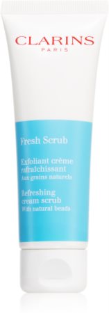 Clarins Fresh Scrub Refreshing Cream Scrub peeling cremoso para iluminação e hidratação