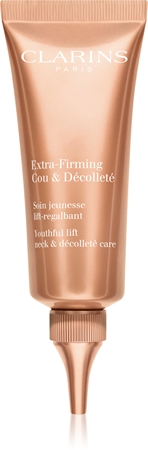 Clarins Extra-Firming Youthful Lift Neck & Décolleté Care zpevňující krém na krk a dekolt proti vráskám a tmavým skvrnám