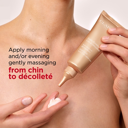 Clarins Extra-Firming Youthful Lift Neck & Décolleté Care zpevňující krém na krk a dekolt proti vráskám a tmavým skvrnám