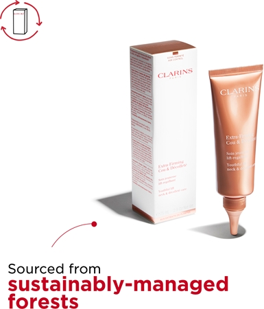 Clarins Extra-Firming Youthful Lift Neck & Décolleté Care zpevňující krém na krk a dekolt proti vráskám a tmavým skvrnám