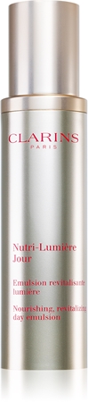Clarins Nutri-Lumière Day Revitaliserende hudemulsion Til at behandle rynker og mørke pletter