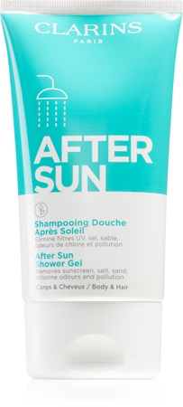 Clarins After Sun Shower Gel душ гел за след слънце за лице, тяло и коса