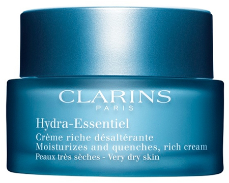 Clarins Hydra-Essentiel Rich Cream πλούσια ενυδατική κρέμα για πολύ ξηρή επιδερμίδα