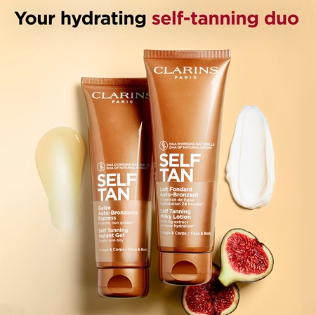 Clarins Self Tan Instant Gel gel autoabbronzante per corpo e viso