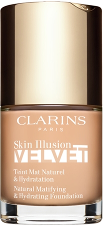 Clarins Skin Illusion Velvet tekutý make-up s matným finišem s vyživujícím účinkem