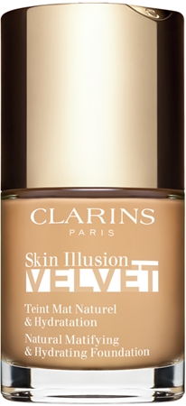 Clarins Skin Illusion Velvet fond de teint liquide fini mat effet nourrissant
