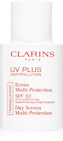 Clarins UV PLUS Anti-Pollution Day Screen Multi-Protection tratament pentru protectie solara SPF 50