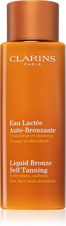 Clarins Liquid Bronze Self Tanning samoopaľovací prípravok na tvár a dekolt