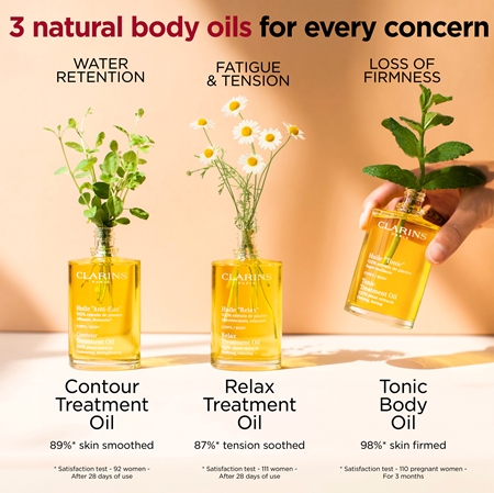 Clarins Contour Body Treatment Oil feszesítő testolaj minden bőrtípusra