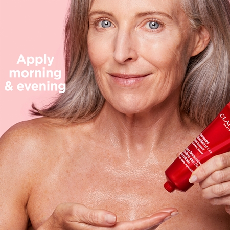 Clarins Super Restorative Décolleté and Neck Concentrate festigende Anti-Faltencreme für Hals und Dekolleté