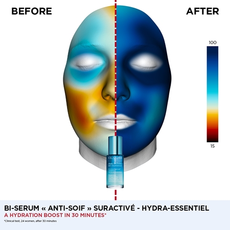 Clarins Hydra-Essentiel [HA²] Bi-Phase Serum sérum facial hidratante