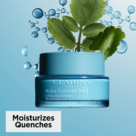 Clarins Hydra-Essentiel [HA²] Silky Cream crème de jour hydratante et raffermissante à l'acide hyaluronique