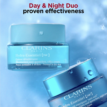 Clarins Hydra-Essentiel [HA²] Silky Cream crème de jour hydratante et raffermissante à l'acide hyaluronique