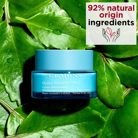 Clarins Hydra-Essentiel [HA²] Silky Cream crème de jour hydratante et raffermissante à l'acide hyaluronique