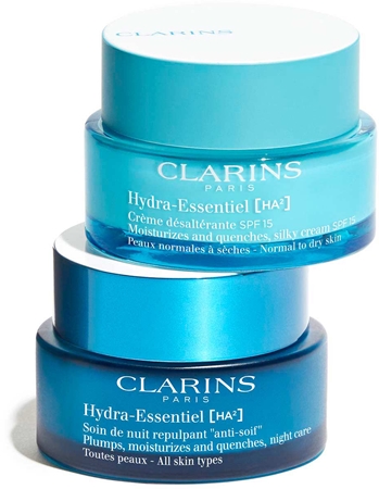 Clarins Hydra-Essentiel [HA²] Silky Cream SPF 15 hodvábne jemný hydratačný krém SPF 15