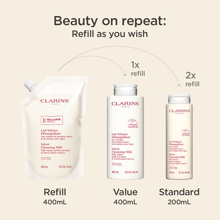 Clarins Cleansing Velvet Cleansing Milk нежно почистващо мляко