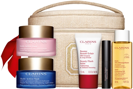 Clarins Multi-Active Collection set cadou de Crăciun pentru ten matur