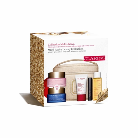 Clarins Multi-Active Collection set cadou de Crăciun pentru ten matur