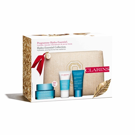 Clarins Hydra-Essentiel [HA²] Collection Weihnachtsgeschenk-Set (für intensive Feuchtigkeitspflege der Haut)
