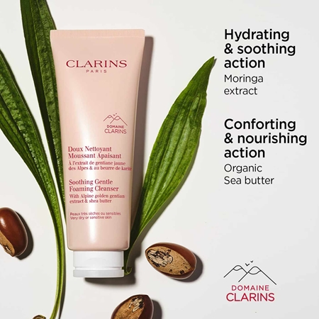 Clarins Cleansing Soothing Gentle Foaming Cleanser jemná odličovacia pena s upokojujúcim účinkom
